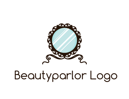 retro mirror logo