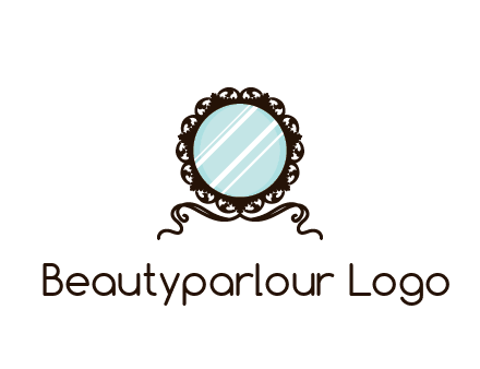 retro mirror logo