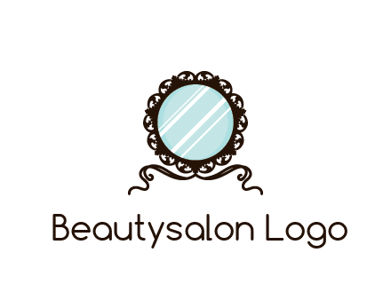 retro mirror logo
