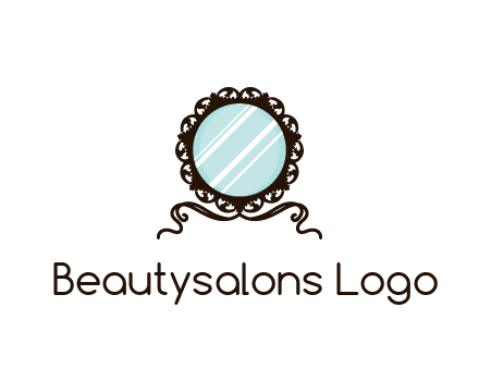 retro mirror logo