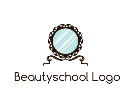 retro mirror logo
