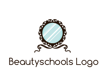 retro mirror logo