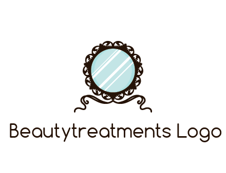 retro mirror logo