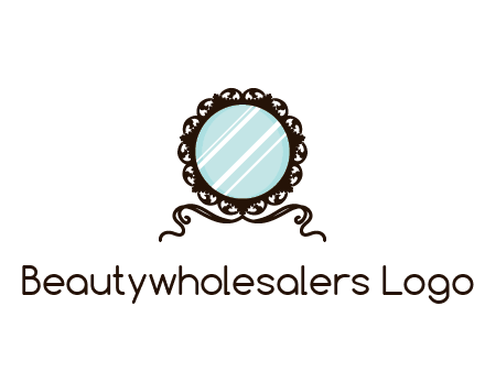 retro mirror logo