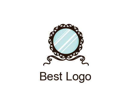 retro mirror logo