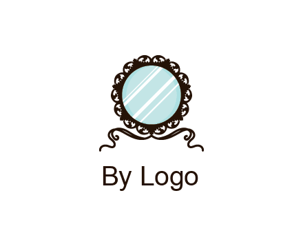 retro mirror logo