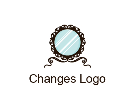retro mirror logo