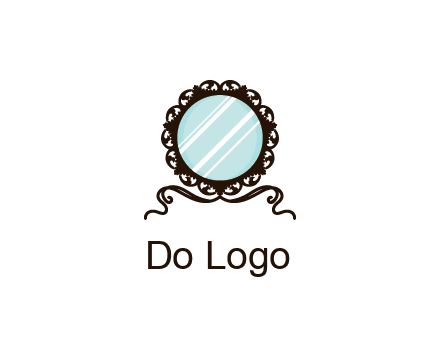 retro mirror logo