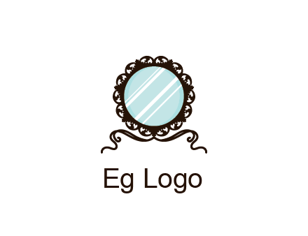 retro mirror logo