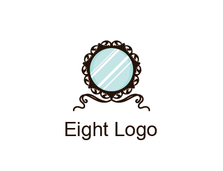 retro mirror logo