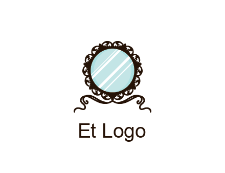 retro mirror logo