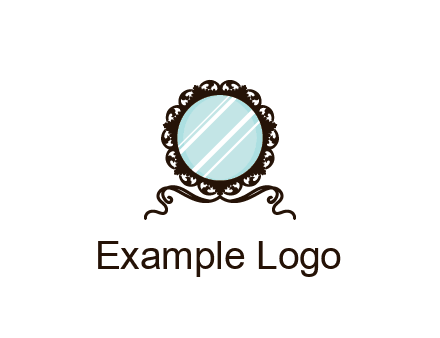 retro mirror logo