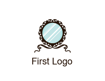 retro mirror logo