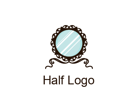 retro mirror logo