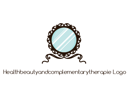 retro mirror logo