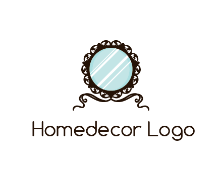 retro mirror logo