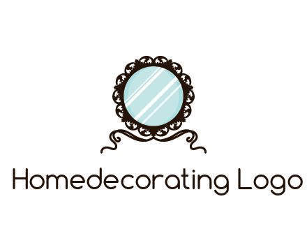 retro mirror logo