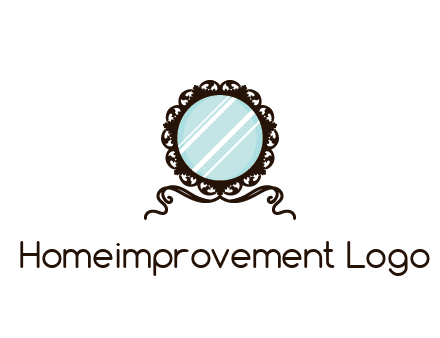 retro mirror logo