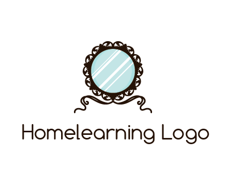 retro mirror logo