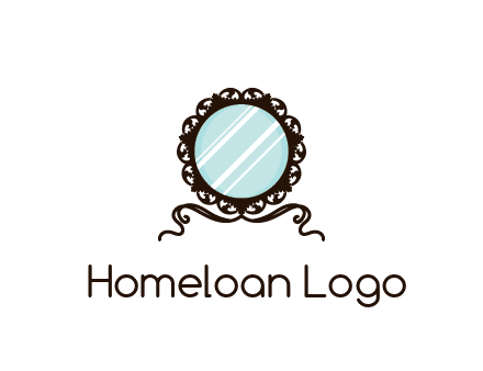 retro mirror logo