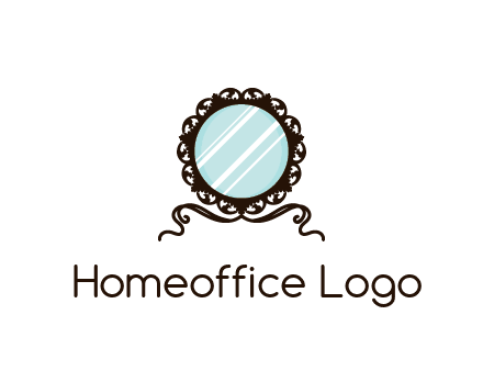 retro mirror logo