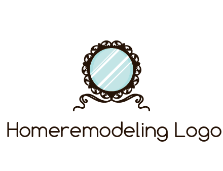 retro mirror logo