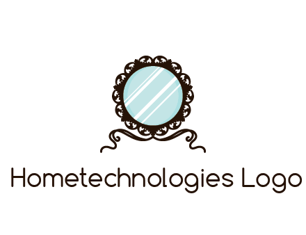retro mirror logo