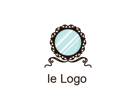 retro mirror logo
