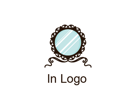 retro mirror logo