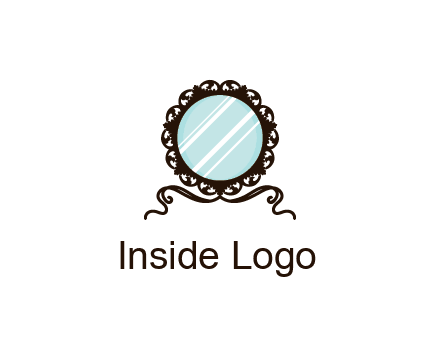 retro mirror logo