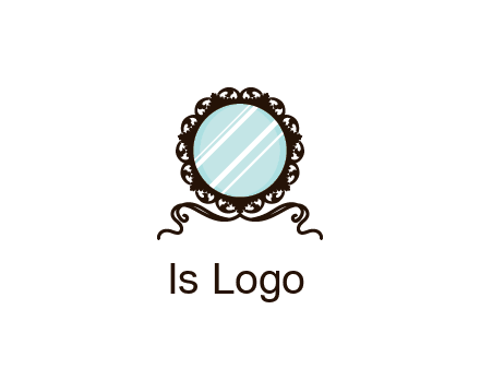 retro mirror logo