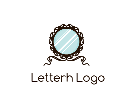 retro mirror logo