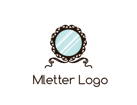 retro mirror logo