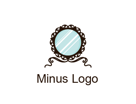 retro mirror logo