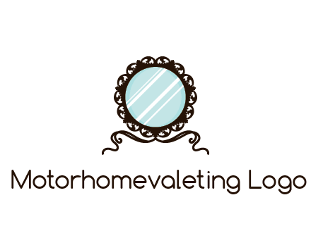 retro mirror logo