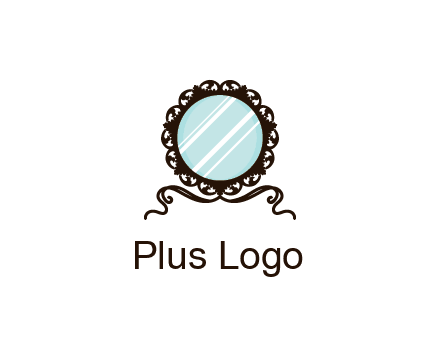 retro mirror logo
