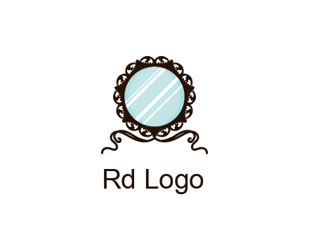 retro mirror logo