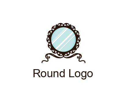 retro mirror logo