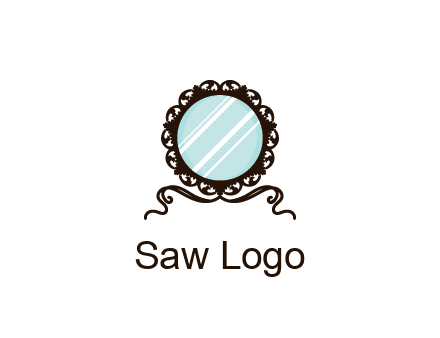 retro mirror logo