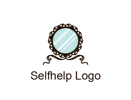 retro mirror logo