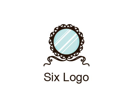 retro mirror logo