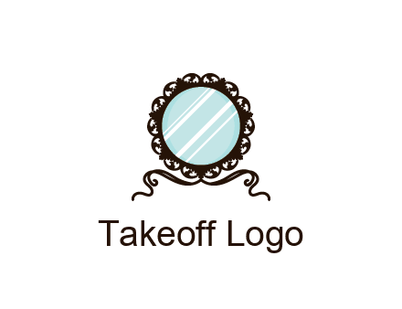 retro mirror logo