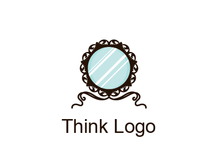 retro mirror logo