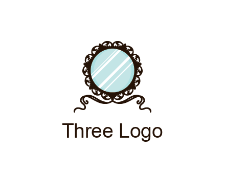 retro mirror logo