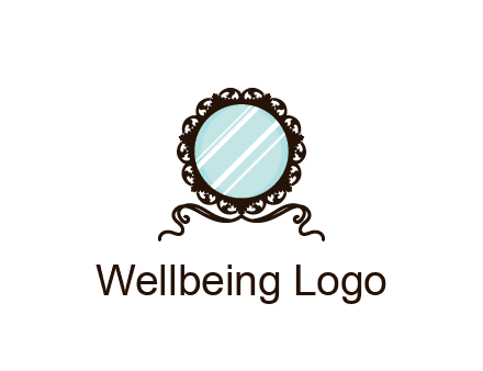 retro mirror logo