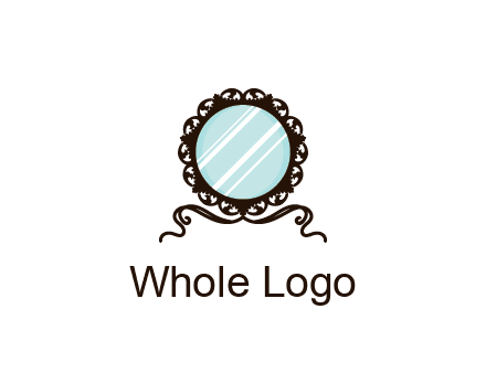 retro mirror logo