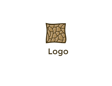 seamless stone pattern logo