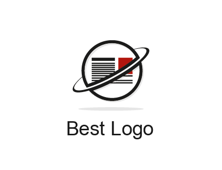 globe with paper logo