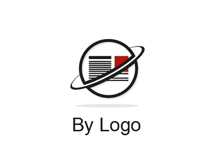 globe with paper logo