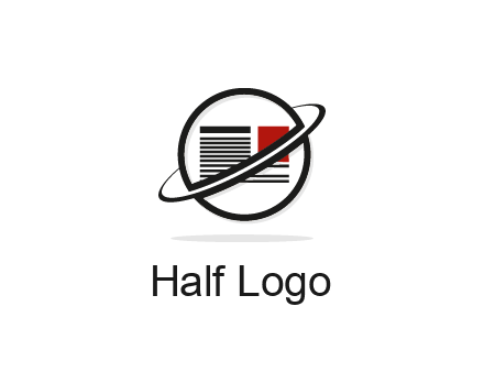 globe with paper logo